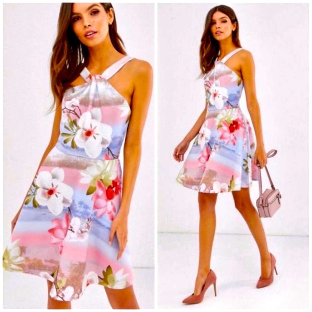 NWT✨ Ted Baker Floral Dress - Picture 2 of 7